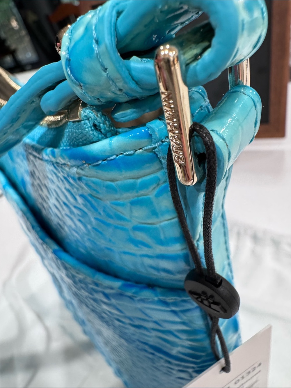 NWT ✅ Brahmin Katie Tropic Blue Crossbody Bag Gorgeous! - Picture 12 of 15